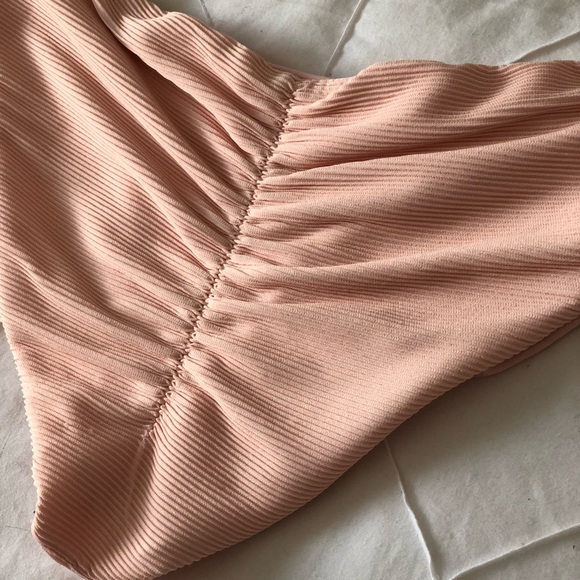 Light Pink Ribbed Bikini - Picture 4 of 4